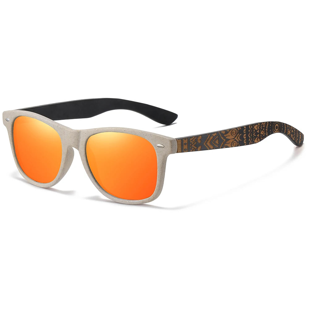 Camden - Natural Bamboo Handmade Polarized Sunglasses