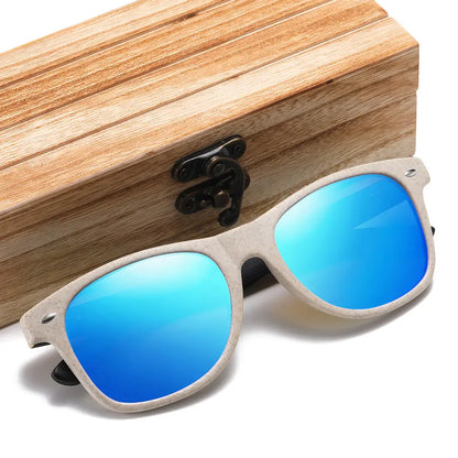 Camden -  Natural Bamboo  Handmade Polarized Sunglasses